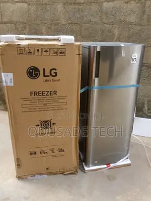 Anti Rusting Lg Gn-304sl 168l 7 Shelves Upright Freezer