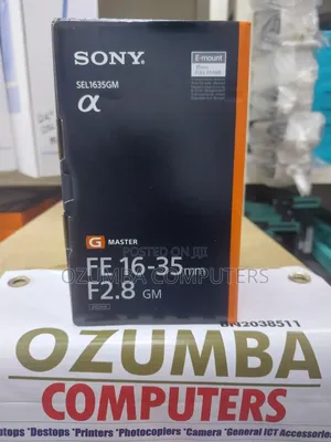 Sony Fe 16-35mm F2.8 Gm Lens Black