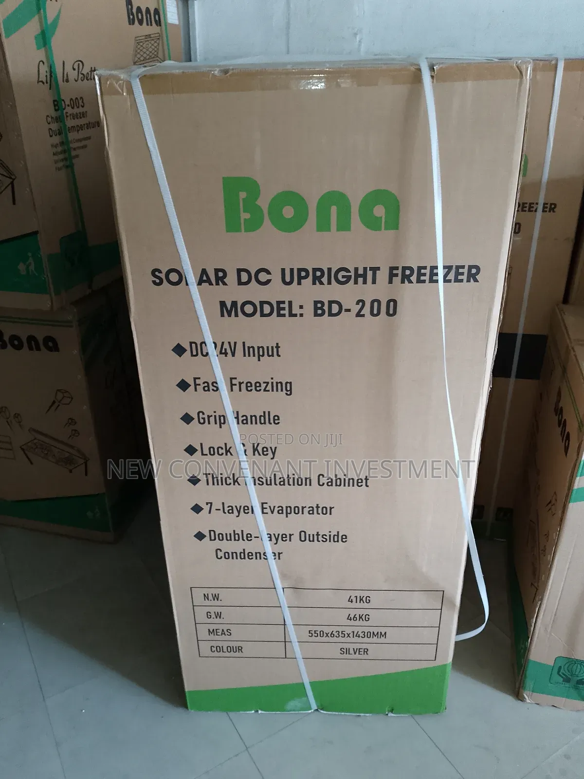 Bona Solar Dc Upright Freezer Model Bd- 200