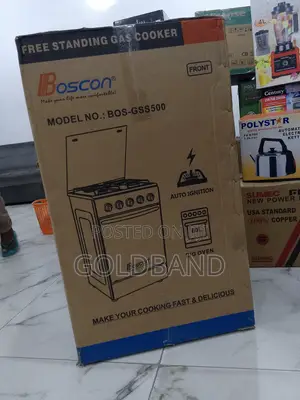 Boscon (Bos-Gss500) 3+1 Newly Built Burner Gas Cooker