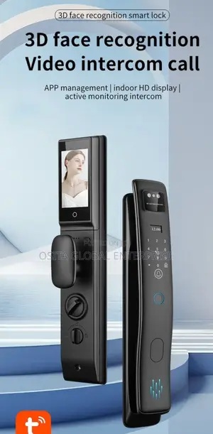 3dface Recognition Indoor Display With Finger Print Doorlock