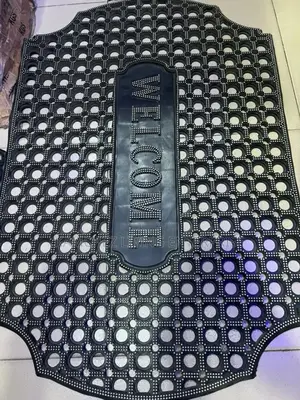 PVC Rubber Welcome Mat – Durable, Weather-Resistant Doormat