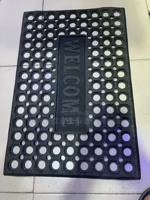 Durable Rubber Welcome Mat – All-Weather, Anti-Slip Design
