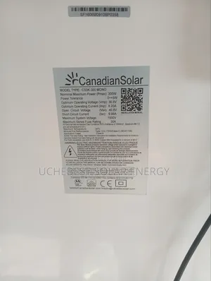 300w Canadian Mono Solar Panel