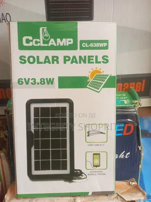 Cclamp Solar Panels 6v3.8w Usb Charging Mobile Phone