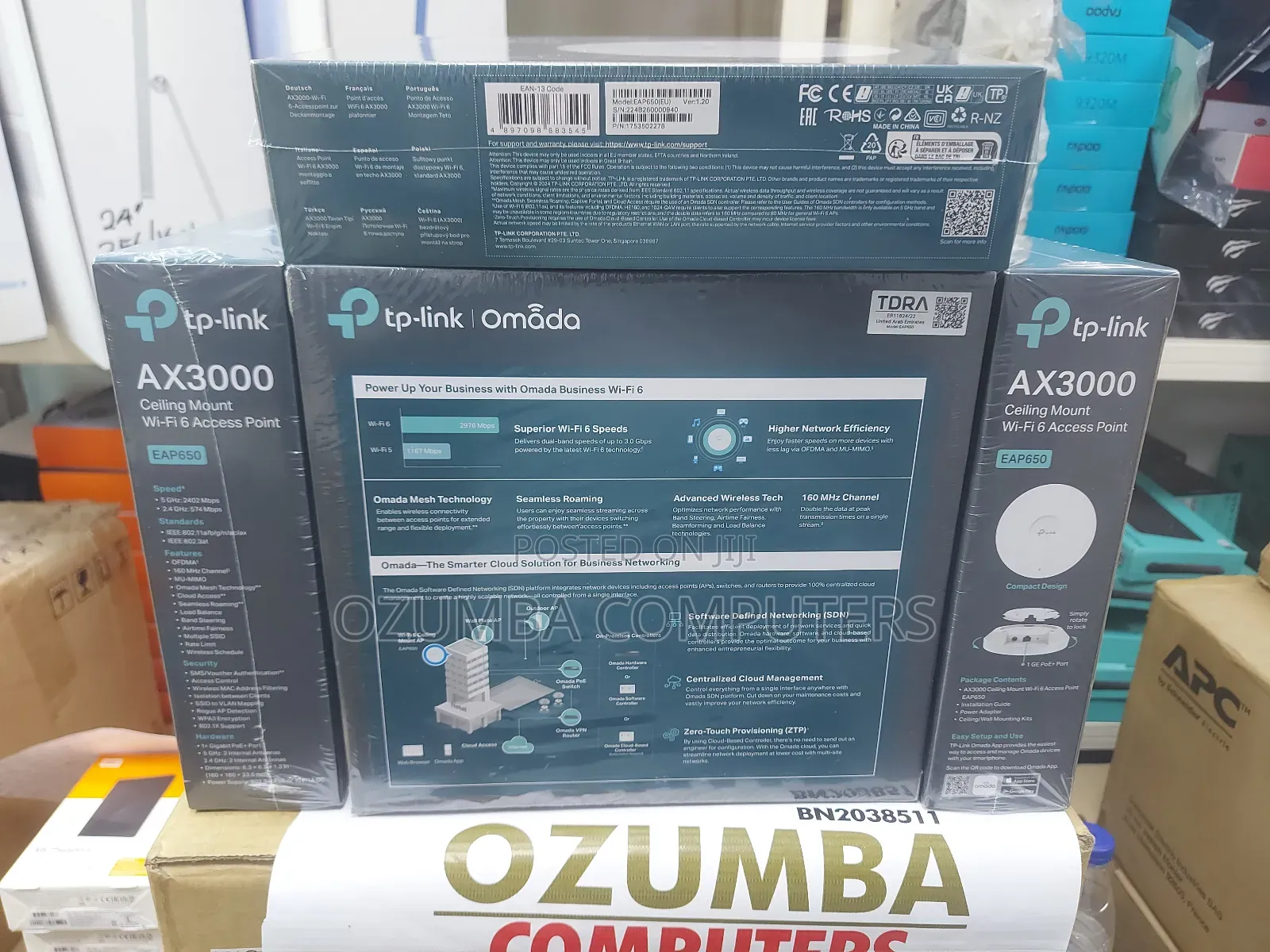 Tp-Link Ax3000 Ceiling Mount Wifi 6 Access Point