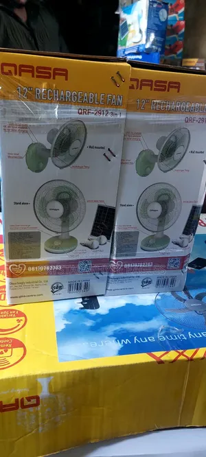 Qasa Table Solar Rechargeable Fan