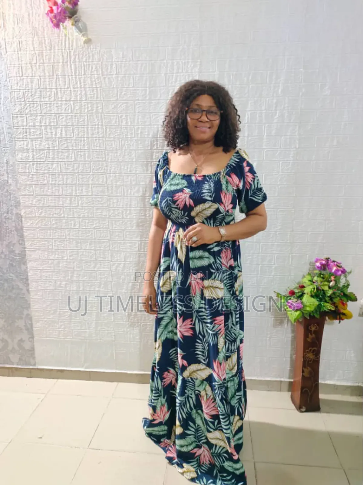 Lovely Smoky Flowered Sundress