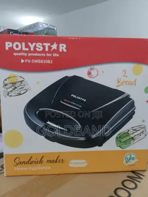 Polystar 2 Slices Sandwich Maker Pv-Swb830b2