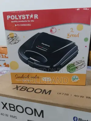 Polystar 2 Slices Sandwich Maker Pv-Swb830b2