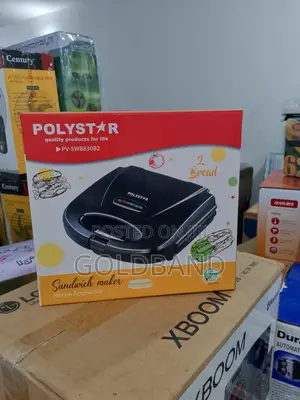 Polystar 2 Slices Realiable Sandwich Maker Pv-Swb830b2
