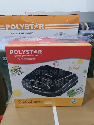 Polystar 2 Slices Dependable Sandwich Maker Pv-Swb830b2