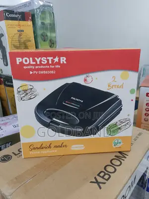 Polystar 2 Slices Effortless Sandwich Maker Pv-Swb830b2
