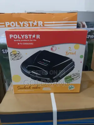 Polystar 2 Slices Sandwich Maker for Toasting Pv-Swb830b2