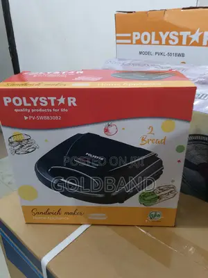 Polystar (Pv-Swb830b2) Hassle-Free 2 Slices Sandwich Maker