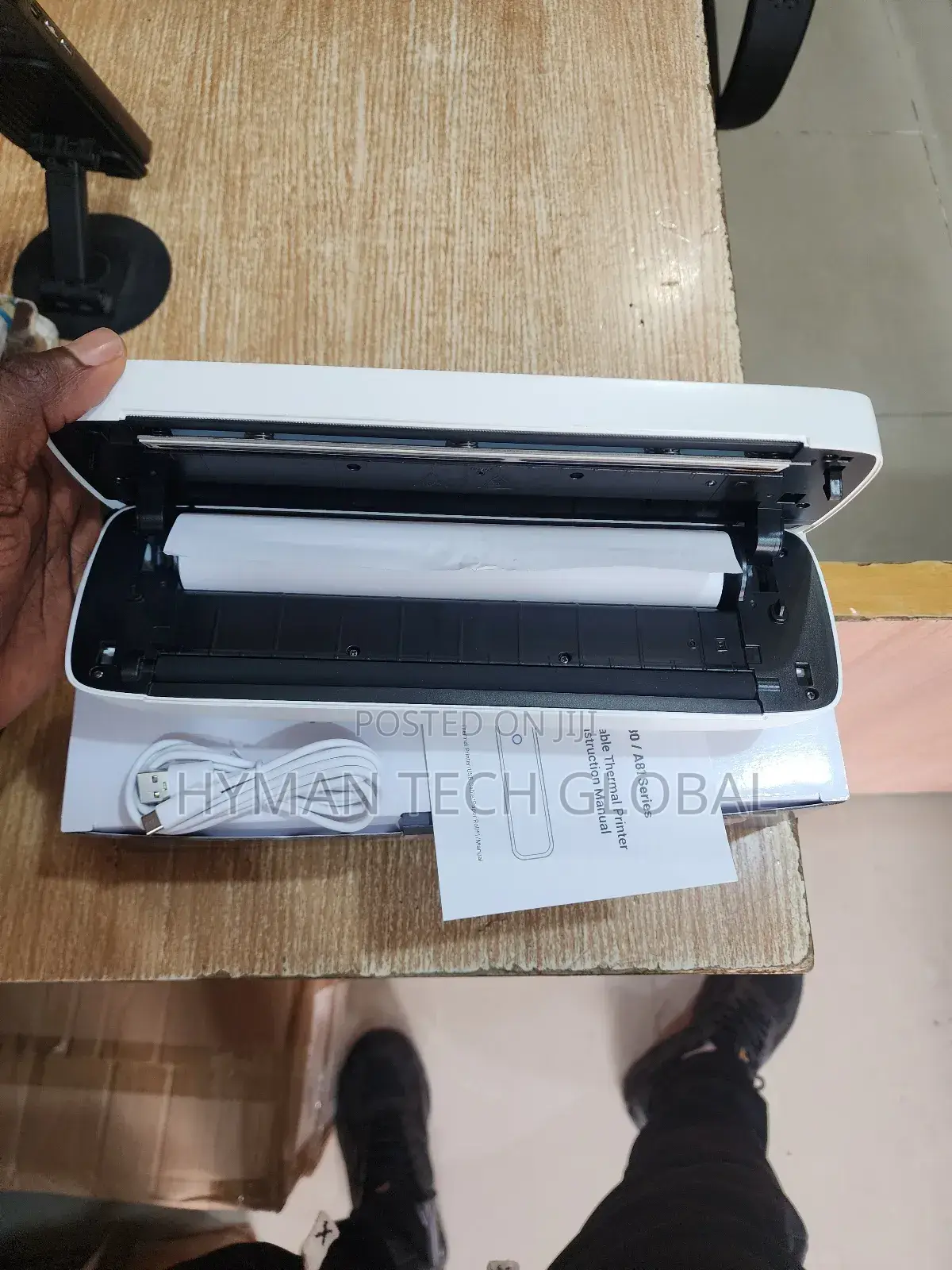 A4 Portable Wireless Rechargeable Office Printer