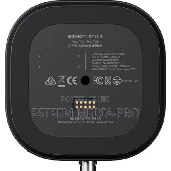 Obsbot Tail 2 Ai-Powered PTZR Live Production Camera