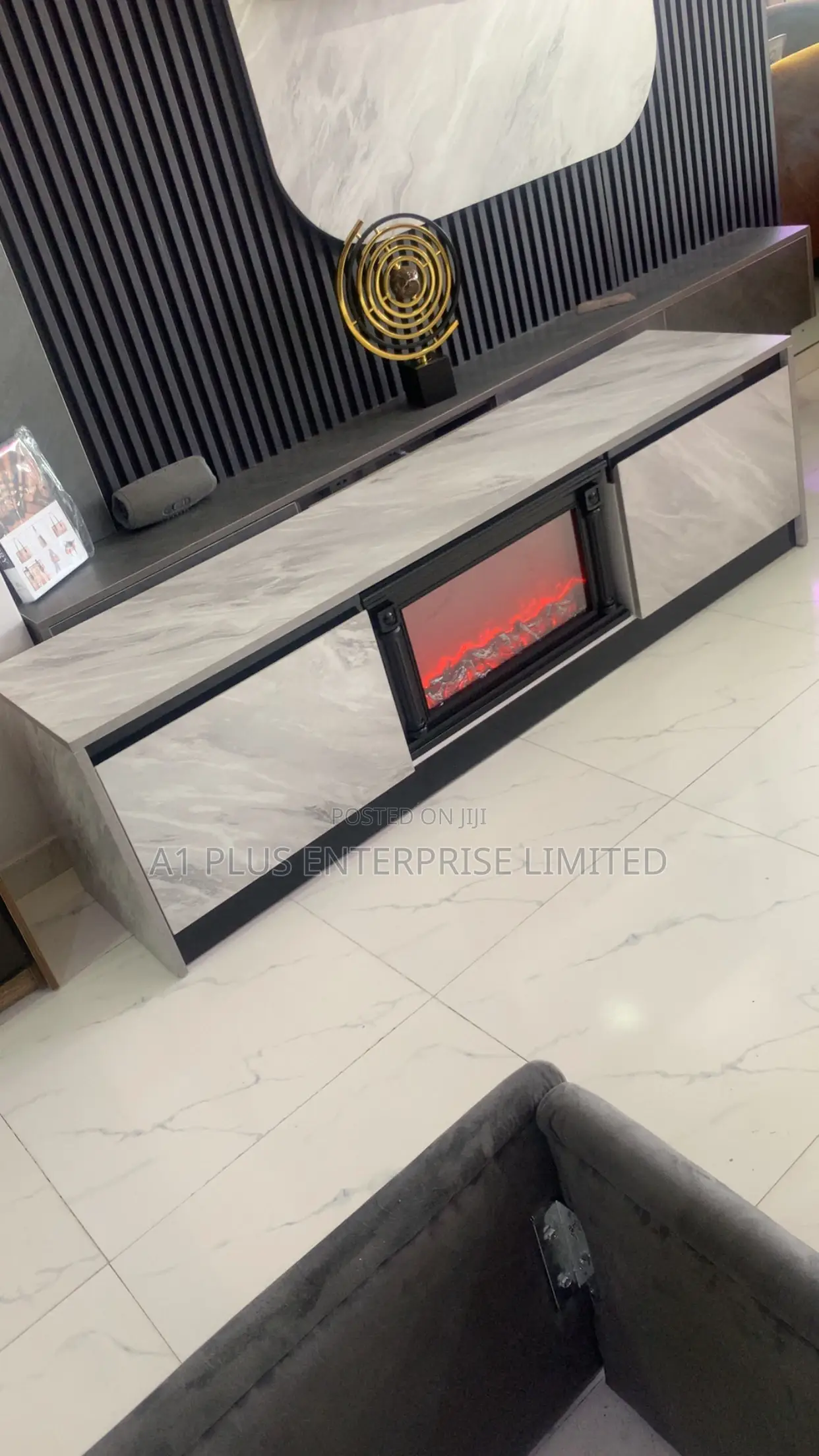 Japanese Console With Fireplace