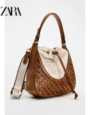 Zara Contrast Bucket Bag