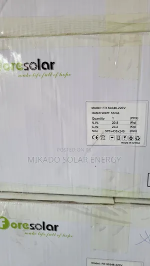 5kva 48v Foresolar Pure Sine Wave Inverter