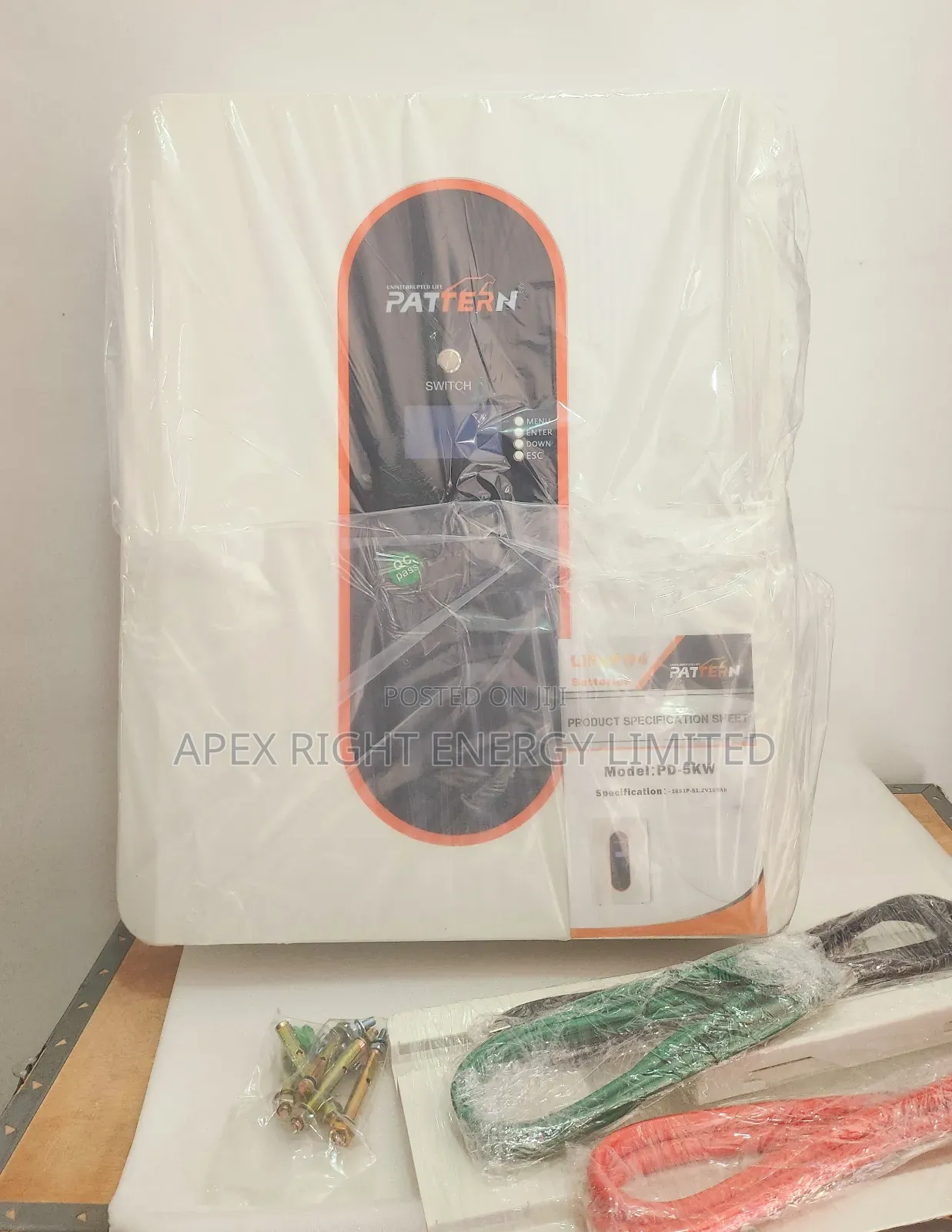 5kwh Pattern Lithium Ion Battery 51.2volts