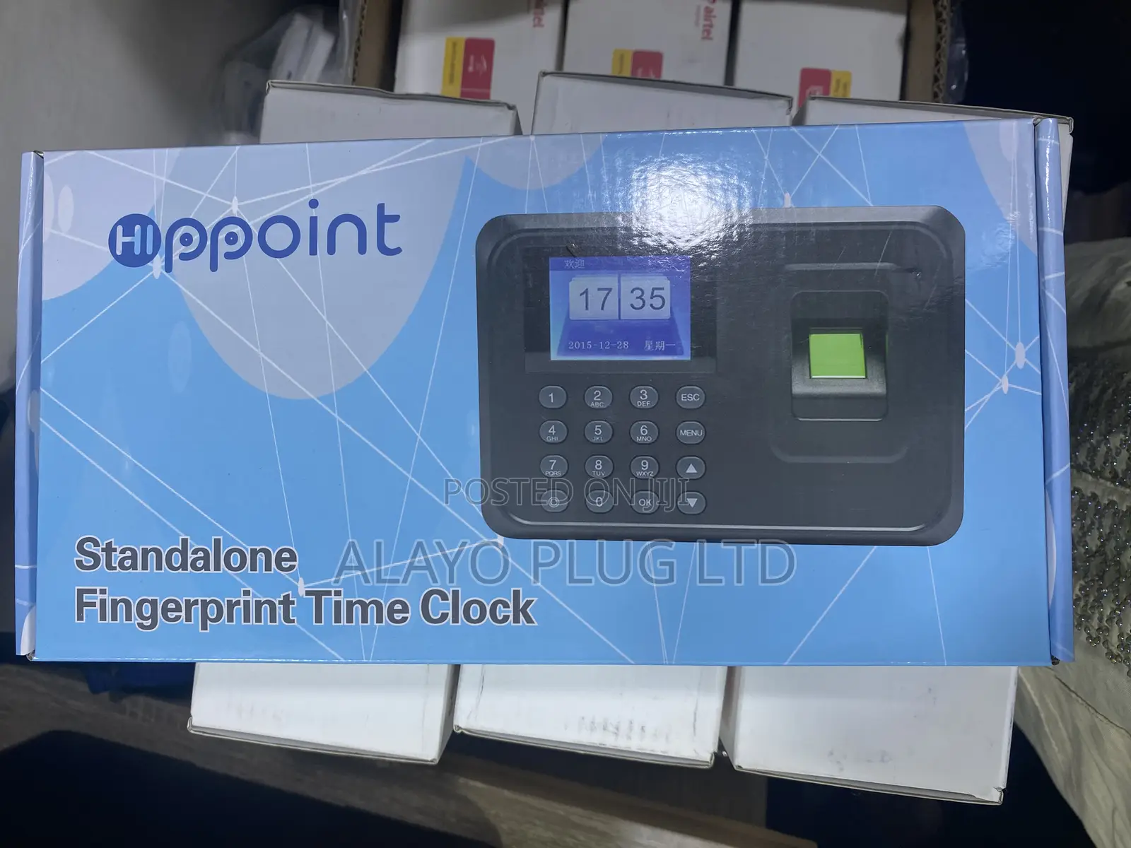 Hippoint Standalone Fingerprint Time Clock