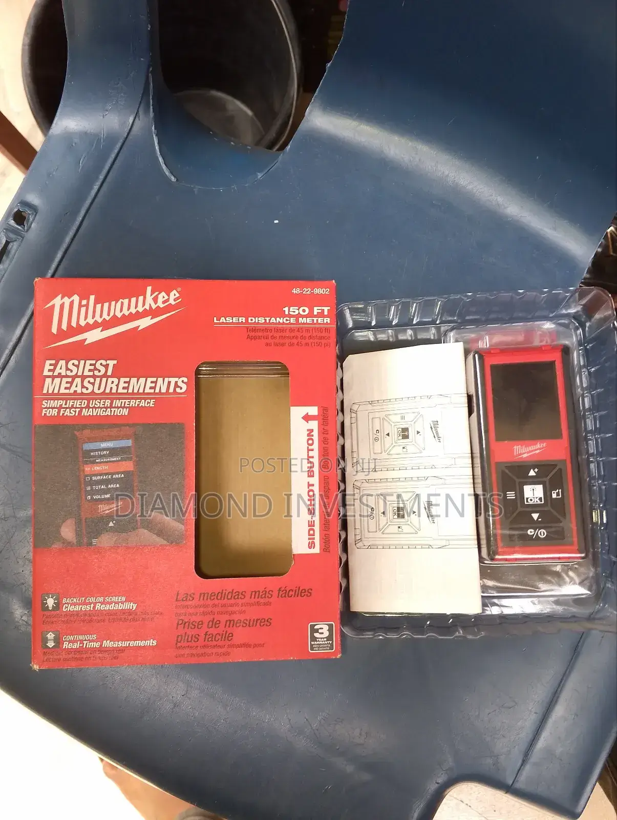 Laser Distance Meter 150ft
