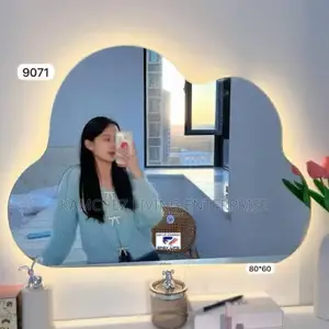 Elegant Cloud-Shaped Led Vanity Mirror - 80x60cm