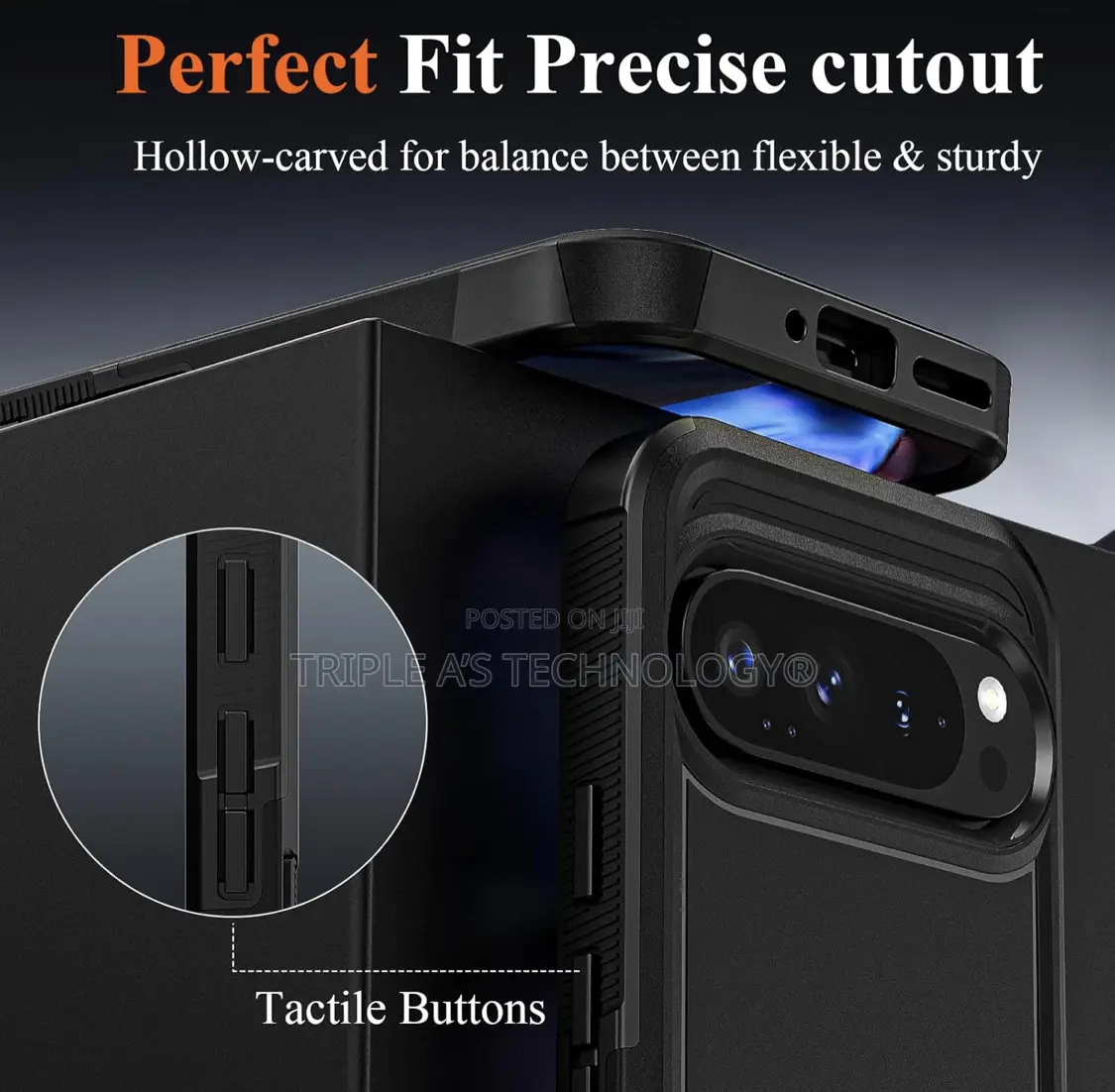 Shockproof Protective Phone Case for Google Pixel 9 Pro Xl