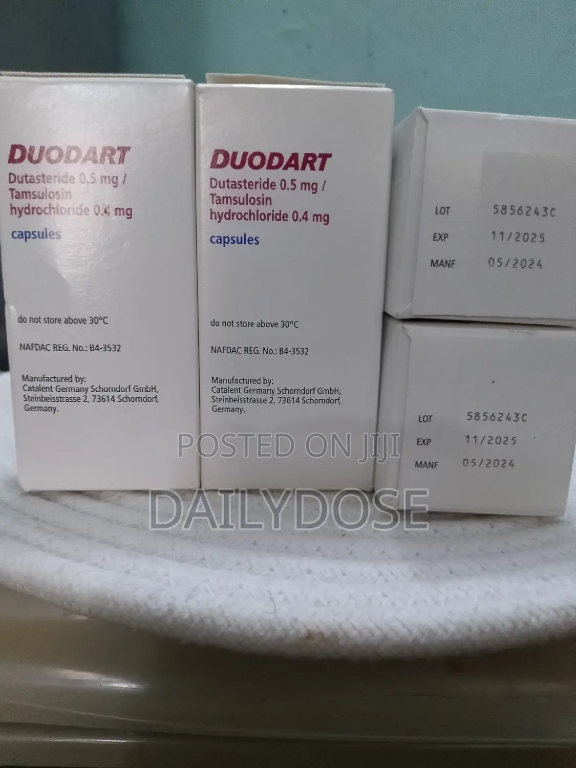 Duodart Capsules With Nafdac Number