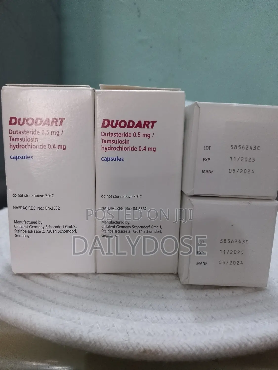 Duodart Capsules With Nafdac Number