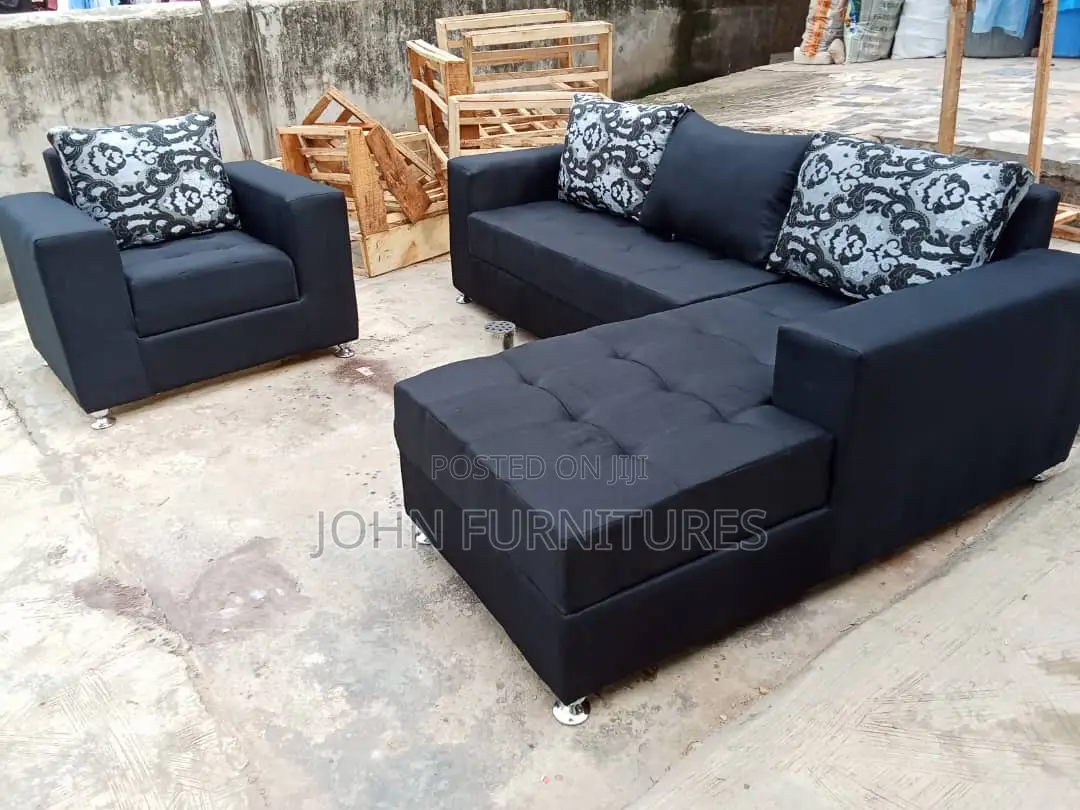 L Shaped Fabric Sofa
