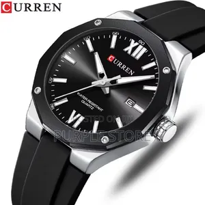 Photo - Curren Male Watch, Strong Luminous, Quality Rubber Strap