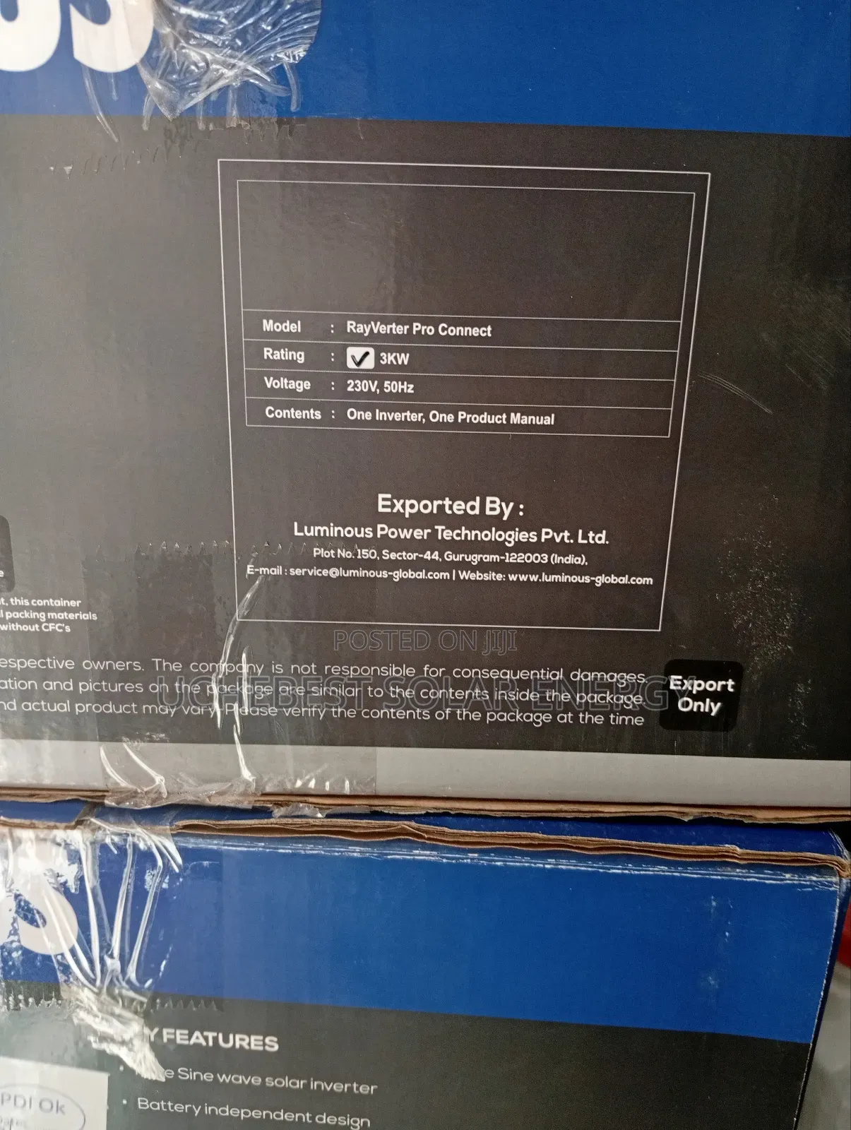 3kva Luminous Ray Inverter Hybrid
