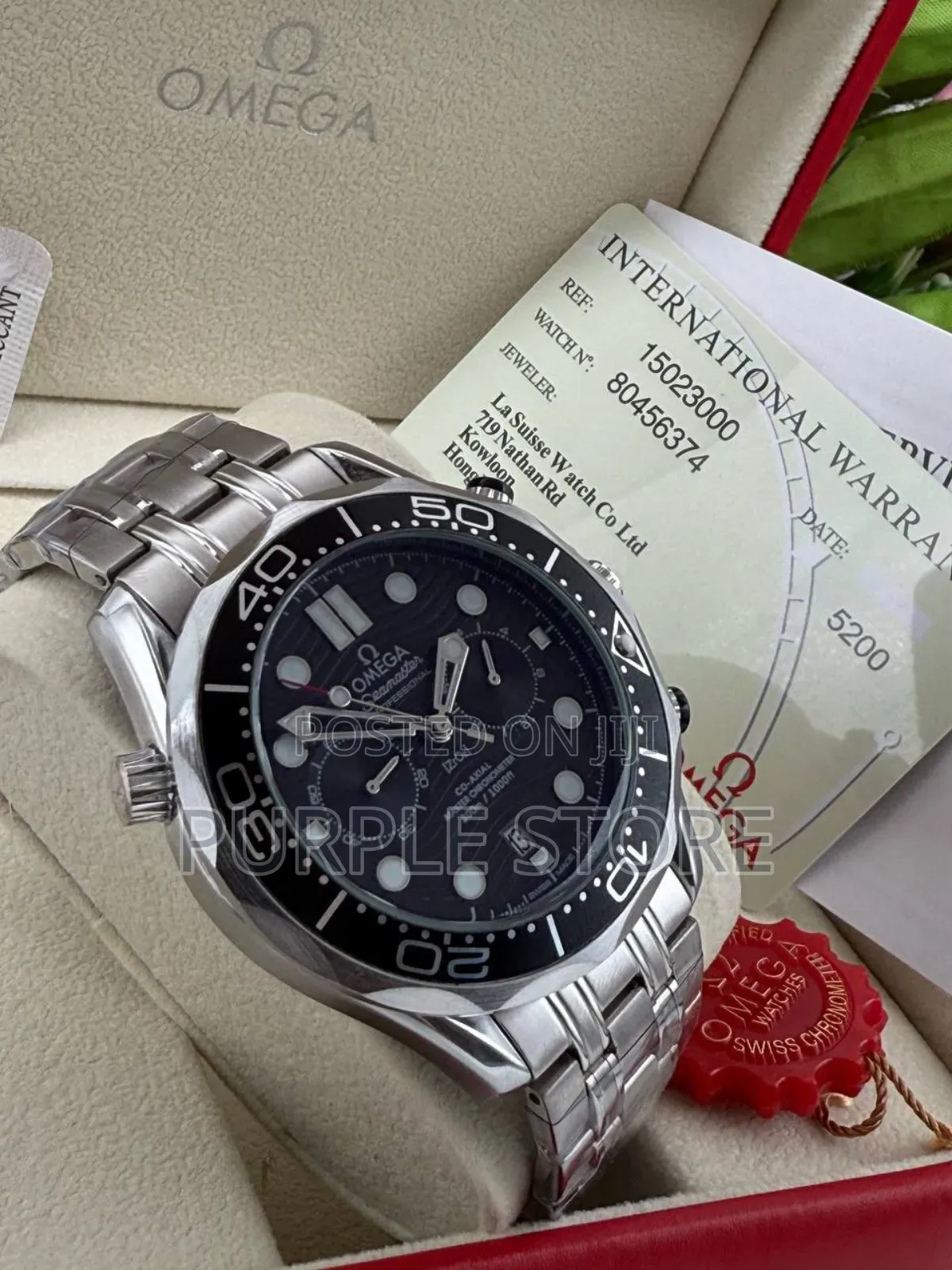 Omega Functional Chronograph Silver Watch
