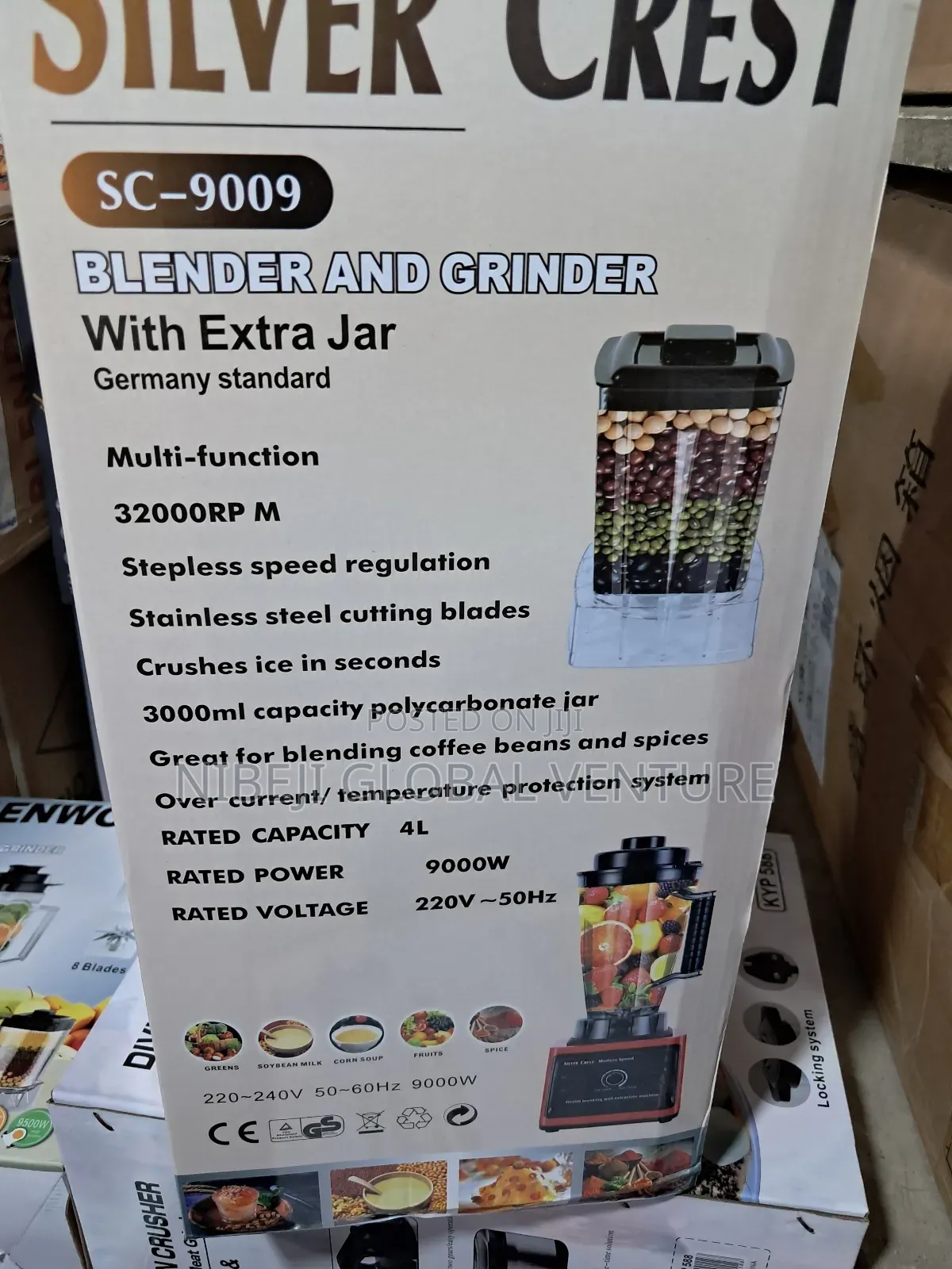 Silver Crest Blender and Grinder