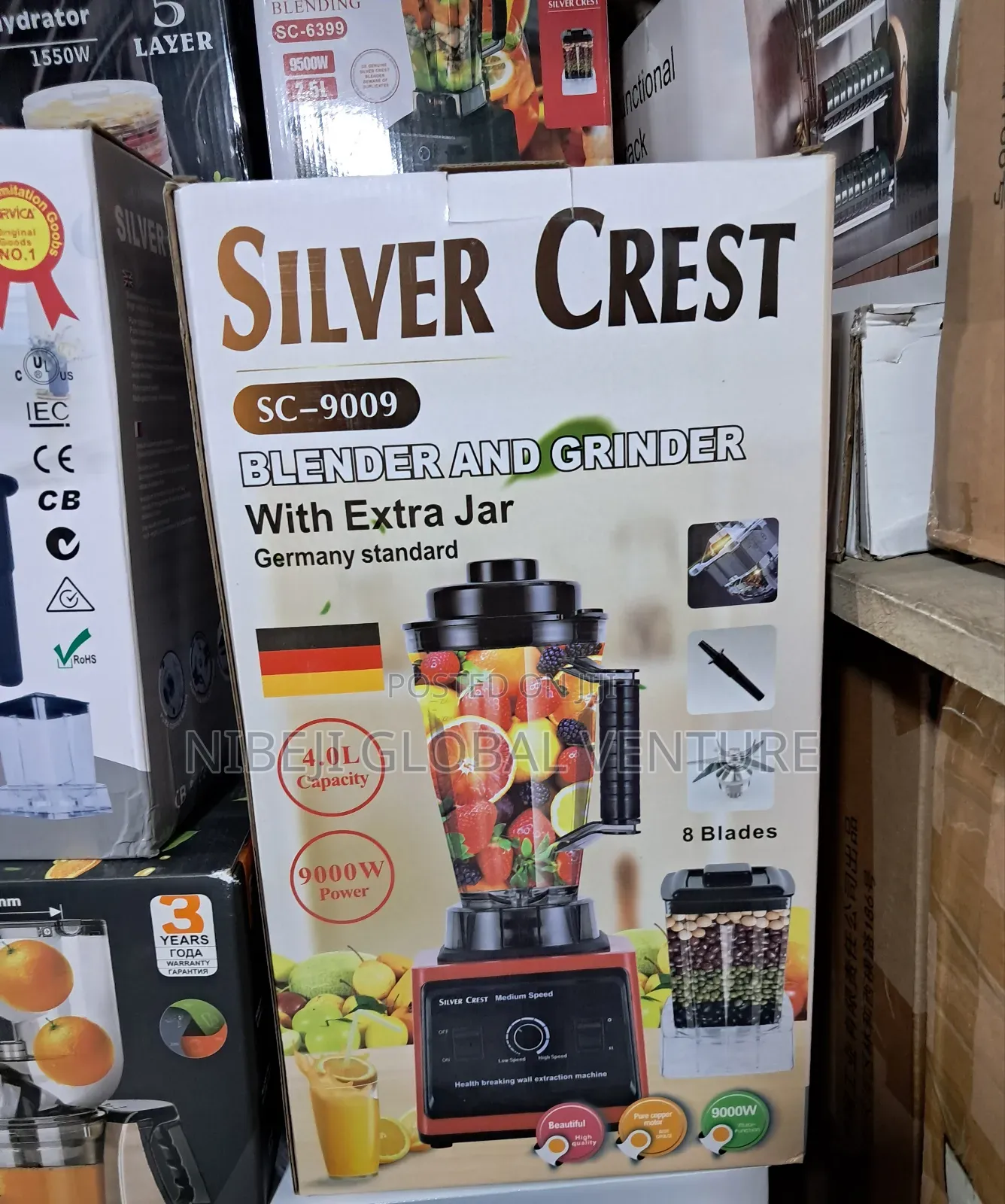 Silver Crest Blender and Grinder