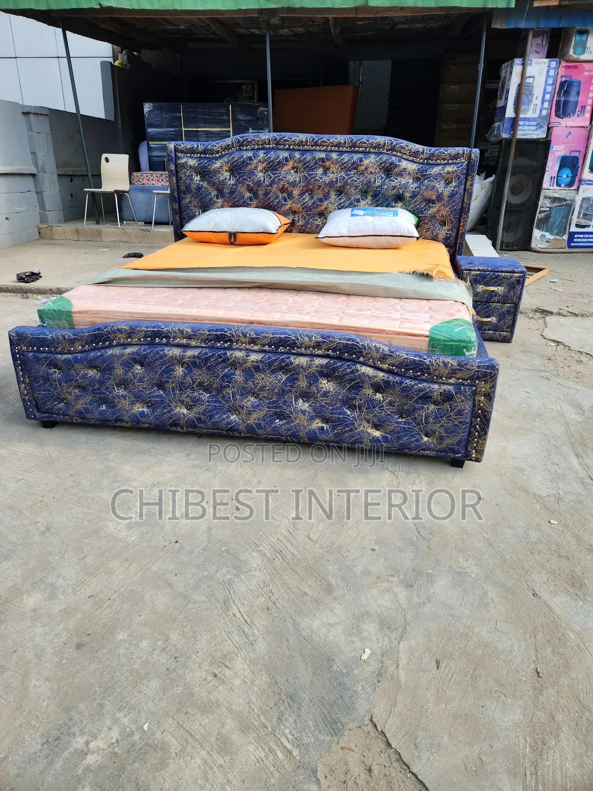 Quality 6by6 King Size Bed With One Side Drawer