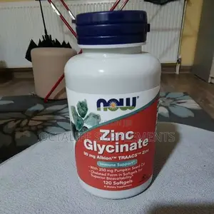 Photo - Now Foods, Zinc Glycinate, 120 Softgels