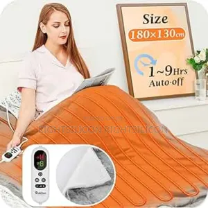 Usa Mia Coco Electric Heated Blanket Throw Flannelsherpfast