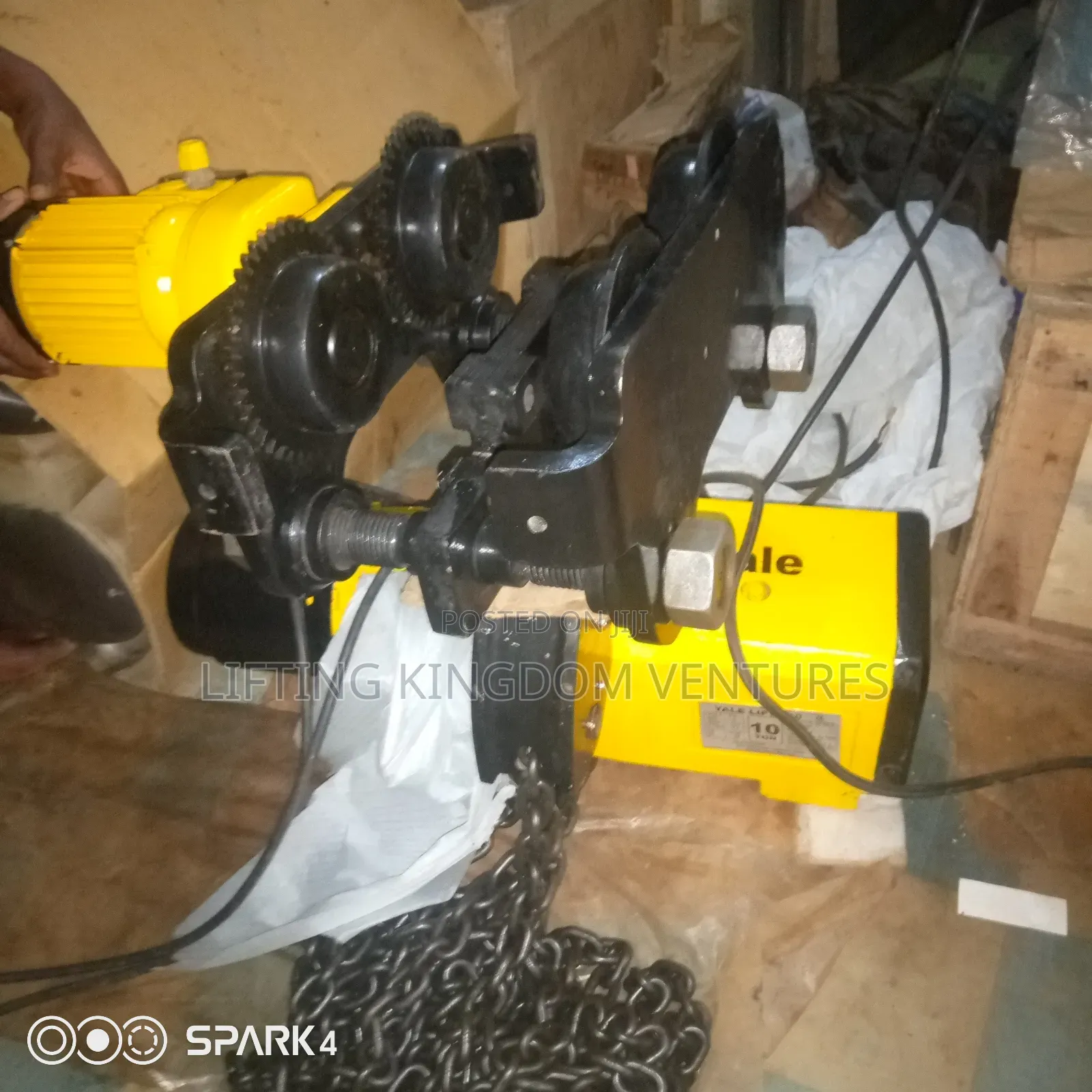 10 Ton Yale Electric Hoist With Trolley
