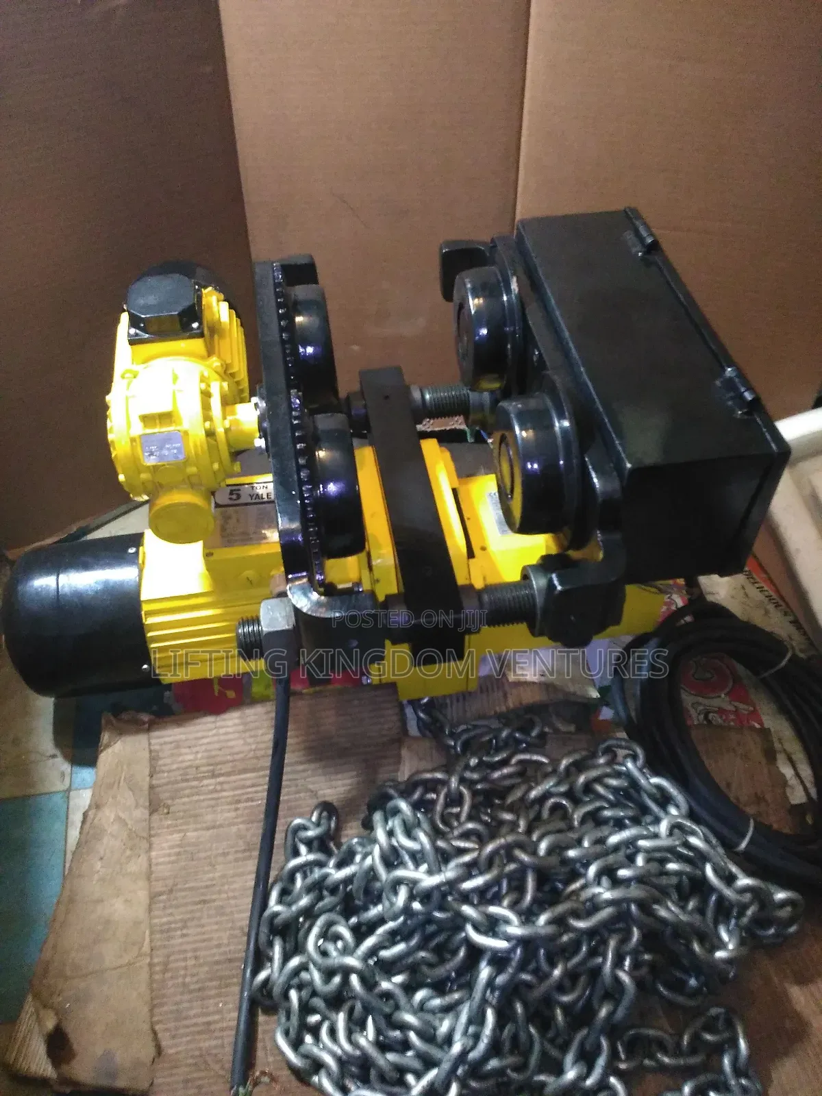 10 Ton Yale Electric Hoist With Trolley