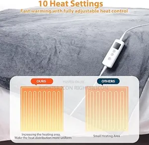 Usa Proaller Heated Blanket Electricthrow 160x130cm 10levels