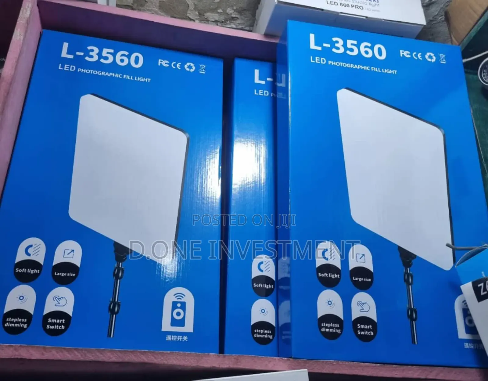 Led L-3560 Light for Content Creators With Stand