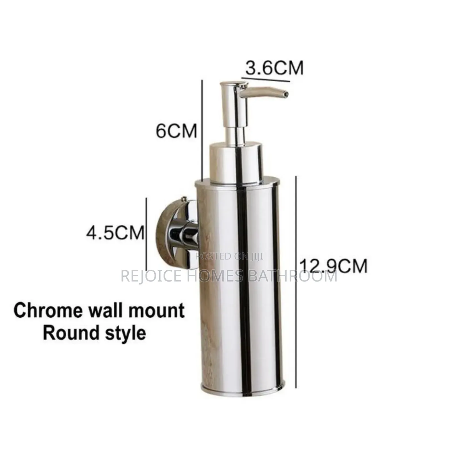 Chrome/Sliver Liquid Soap Dispenser