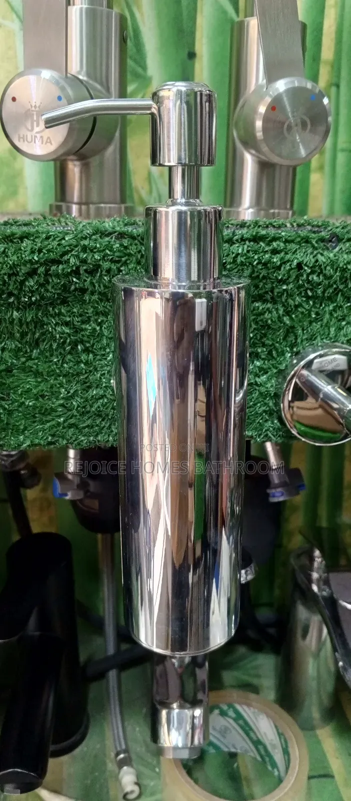 Chrome/Sliver Liquid Soap Dispenser