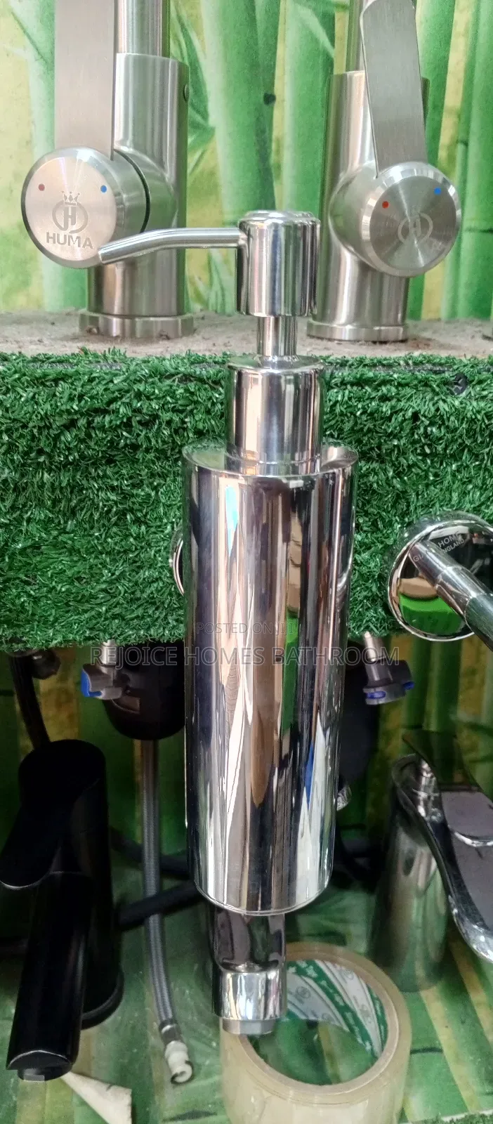 Chrome/Sliver Liquid Soap Dispenser