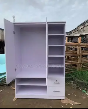 White 4ft by 6ft Wardrobe