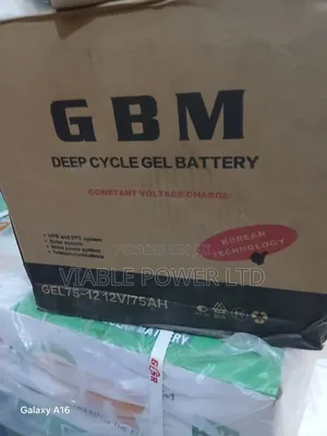 75ah GBM Dry Cell Battery Tested and Trusted