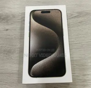 New Apple iPhone 15 Pro Max 256 GB Black